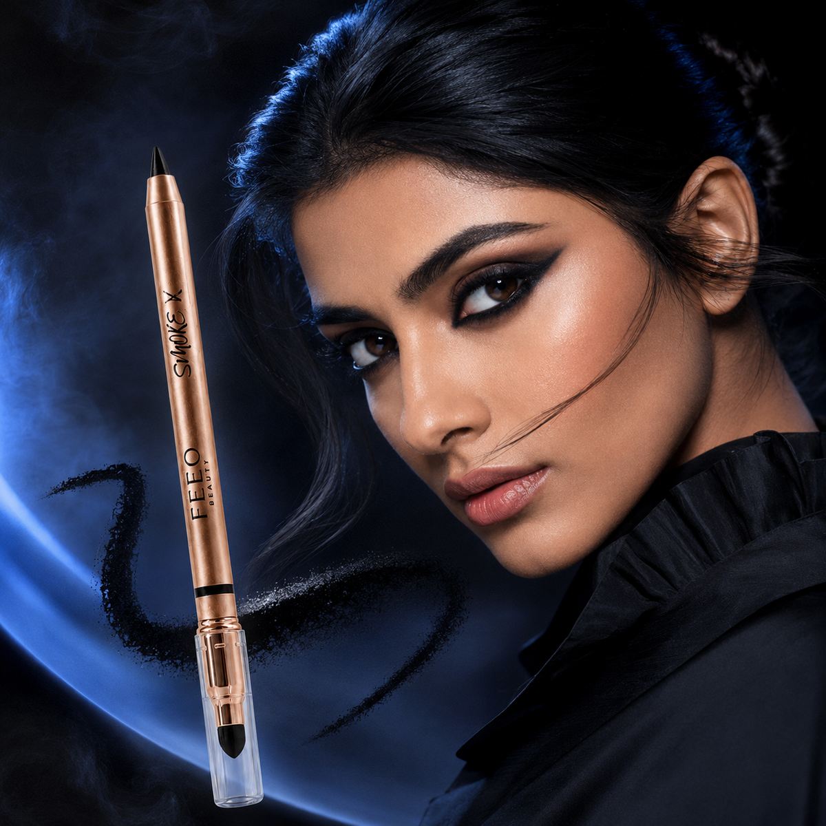 Smoke X kajal eye look