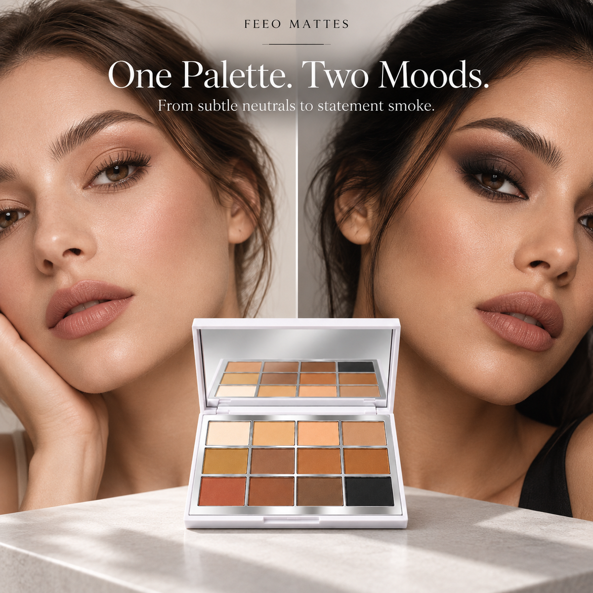 FEEO MATTES complete palette look