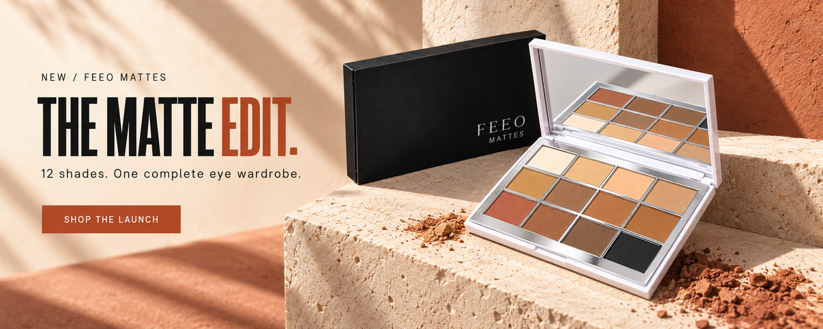 Explore the FEEO Mattes 12-shade eyeshadow palette